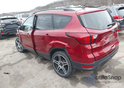 2019 Ford Escape Sel z USA, uszkodzony, nr VIN 1FMCU9HD3KUA42943